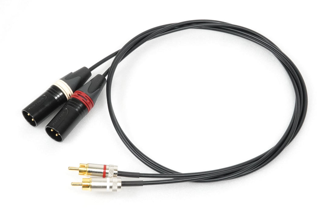 MOGAMI モガミ 2803 XLRオス-RCA 変換ケーブル 2本セット 世界最高の解像度 MOGAMI モガミ 2803 XLRオス-RCA 変換ケーブル 2本セット 世界最高の解像度