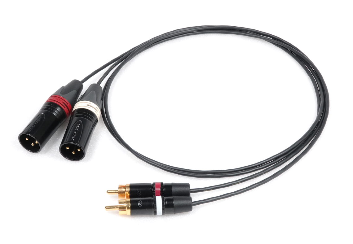 CANARE カナレ MS202 アナログオーディオ用 赤白ライン XLR(オス)-RCA CANARE カナレ MS202 アナログオーディオ用 赤白ライン XLR(オス)-RCA